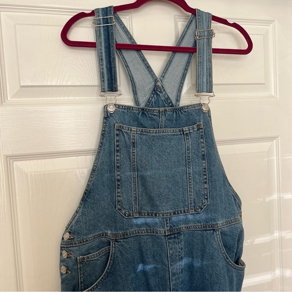 Mango Long Denim Overalls - Picture 3 of 5